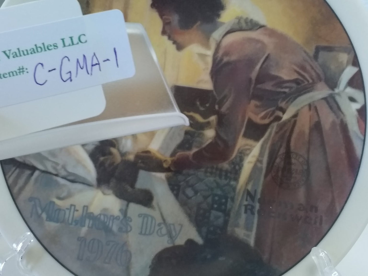 Knowles Mother's Day 1976 A Mother's Love by Norman Rockwell Fine China LE