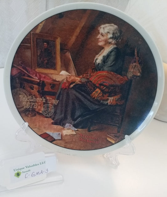 Knowles Mother's Day 1979 Reflections by Norman Rockwell Fine China Bradex LE