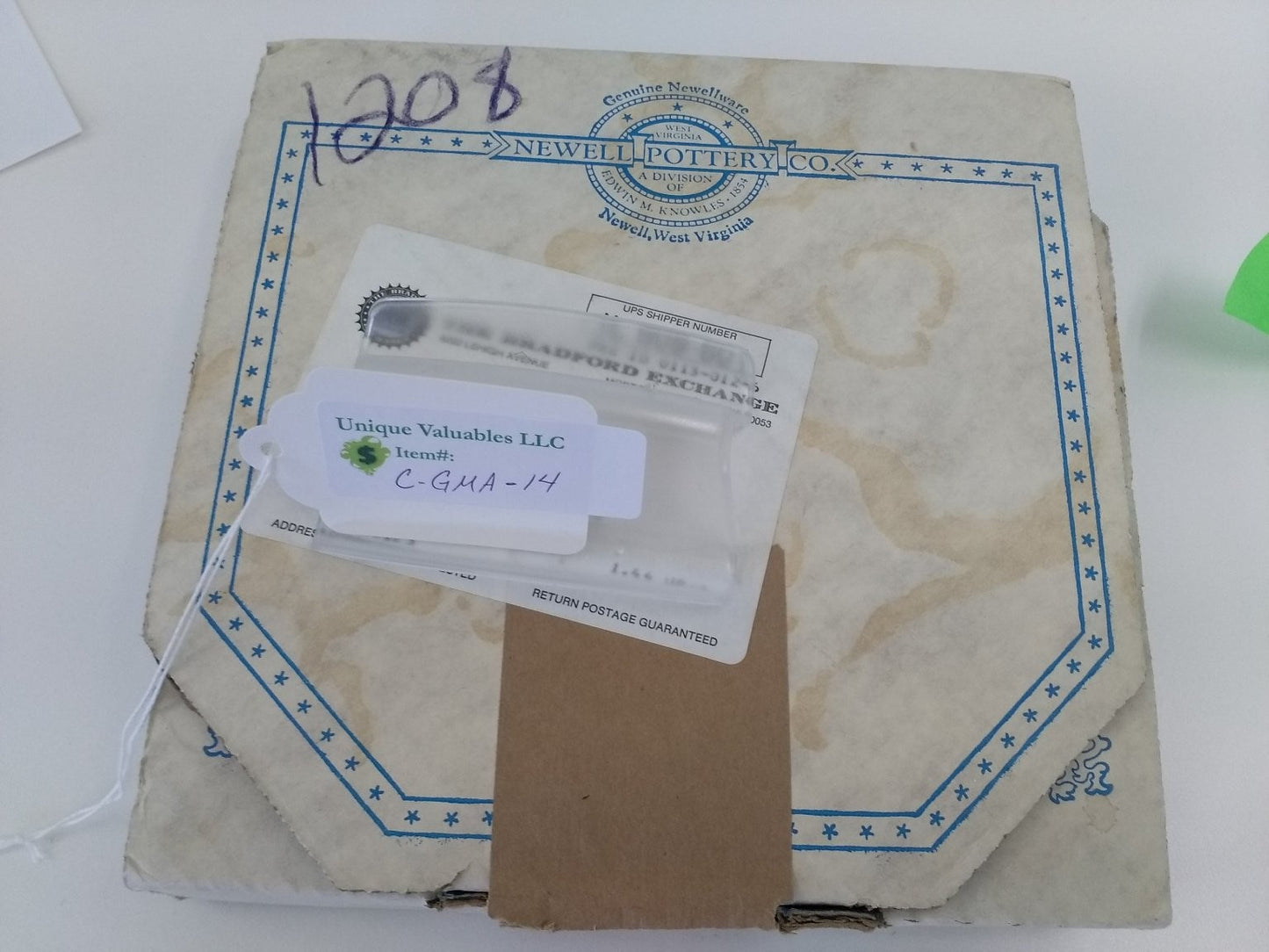 Newell Pottery Sarah Stilwell Weber June Earthenware Bradex 84-N18-1.1 LE 1984
