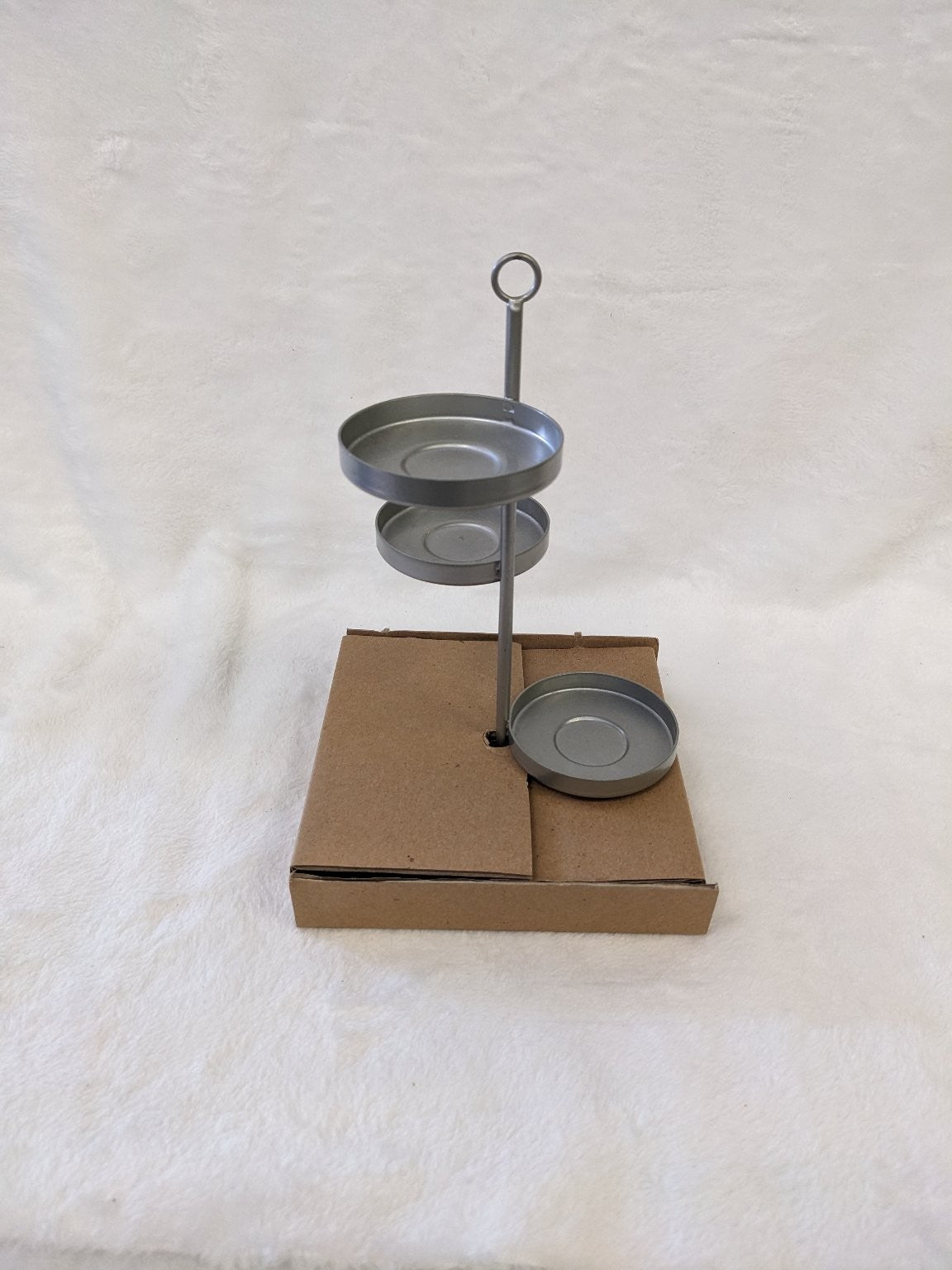 PartyLite Metal Tealight Holder Tree Tiered Design Home Decor P91051