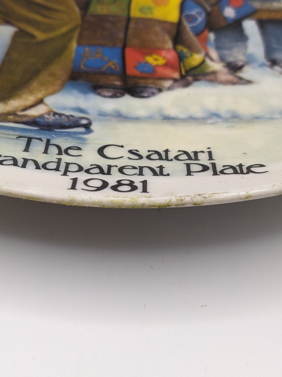 Knowles Csatari Grandparent The Skating Lesson by Joseph Csatari LE 1981