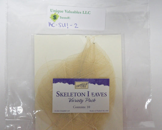 Stampin' Up! Skeleton Leaves 2002 Variety Pack Contains 10 Leaves