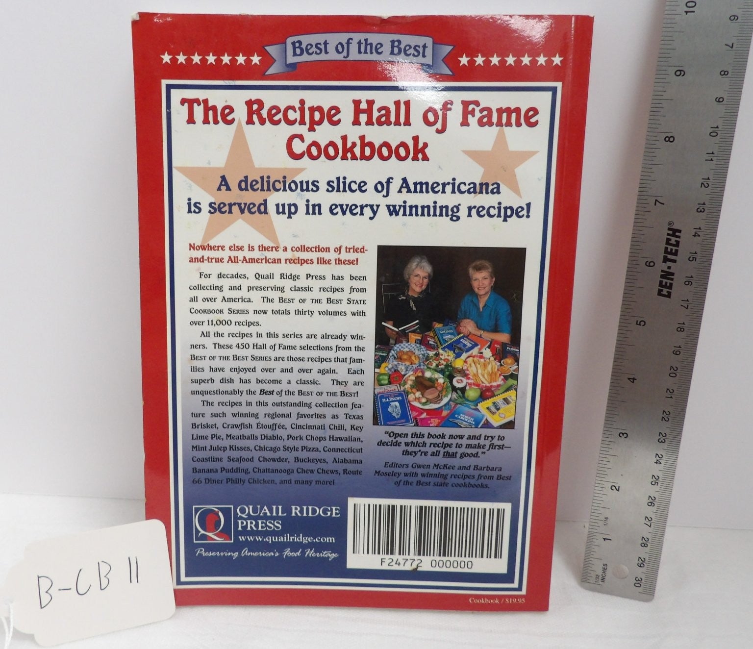 Recipe Hall of Fame Cookbook Best of the Best Quail Ridge Press America