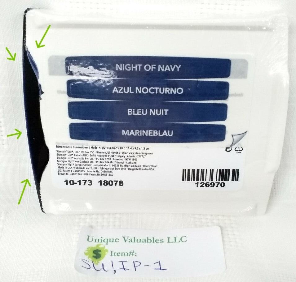Stampin' Up! Classic Ink Pad Night of Navy 126970 Leaks are Under Seal See Below