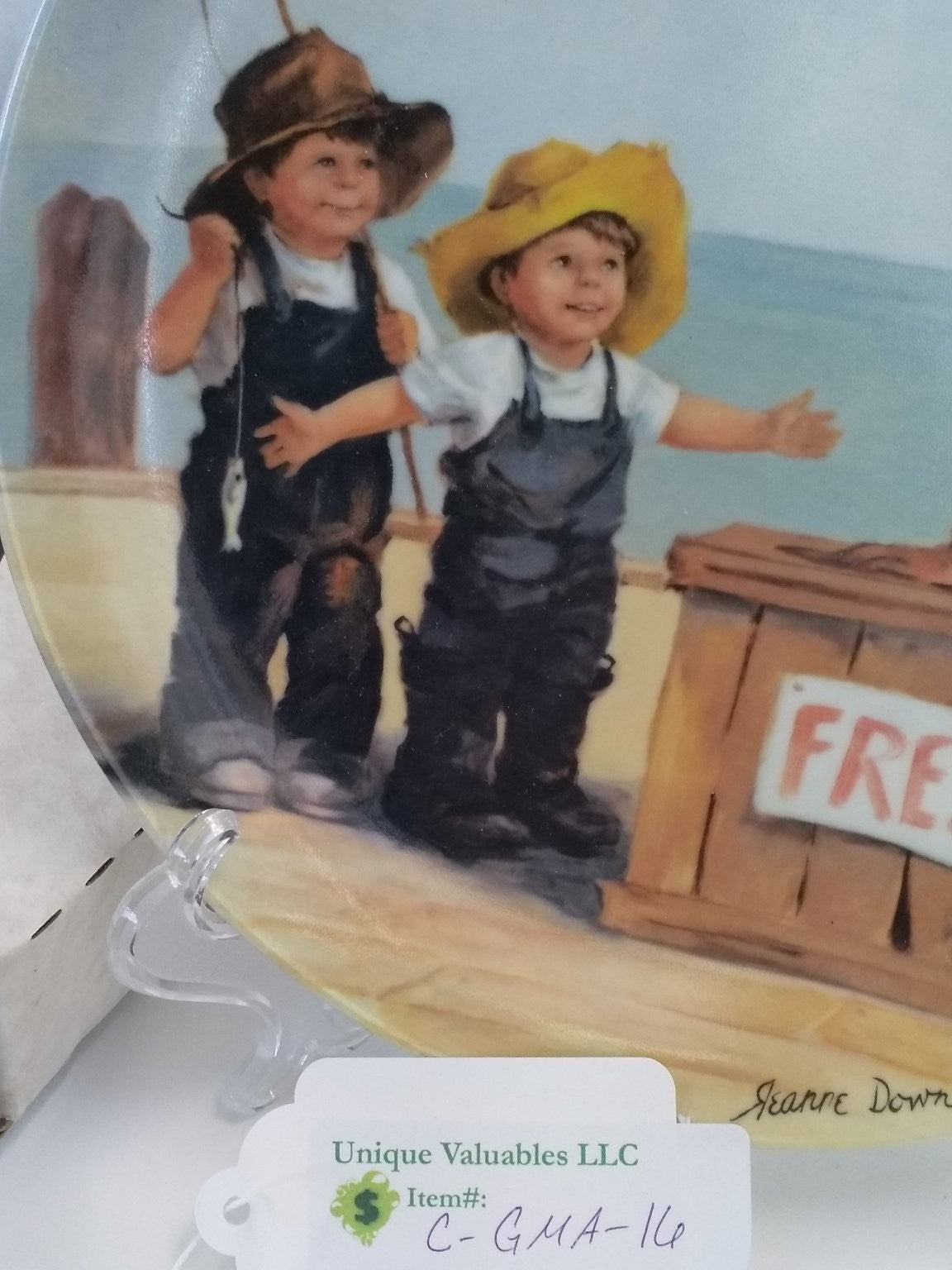 Knowles Friends I Remember Fish Story by Jeanne Down Bradex 84-K41-7.1 LE