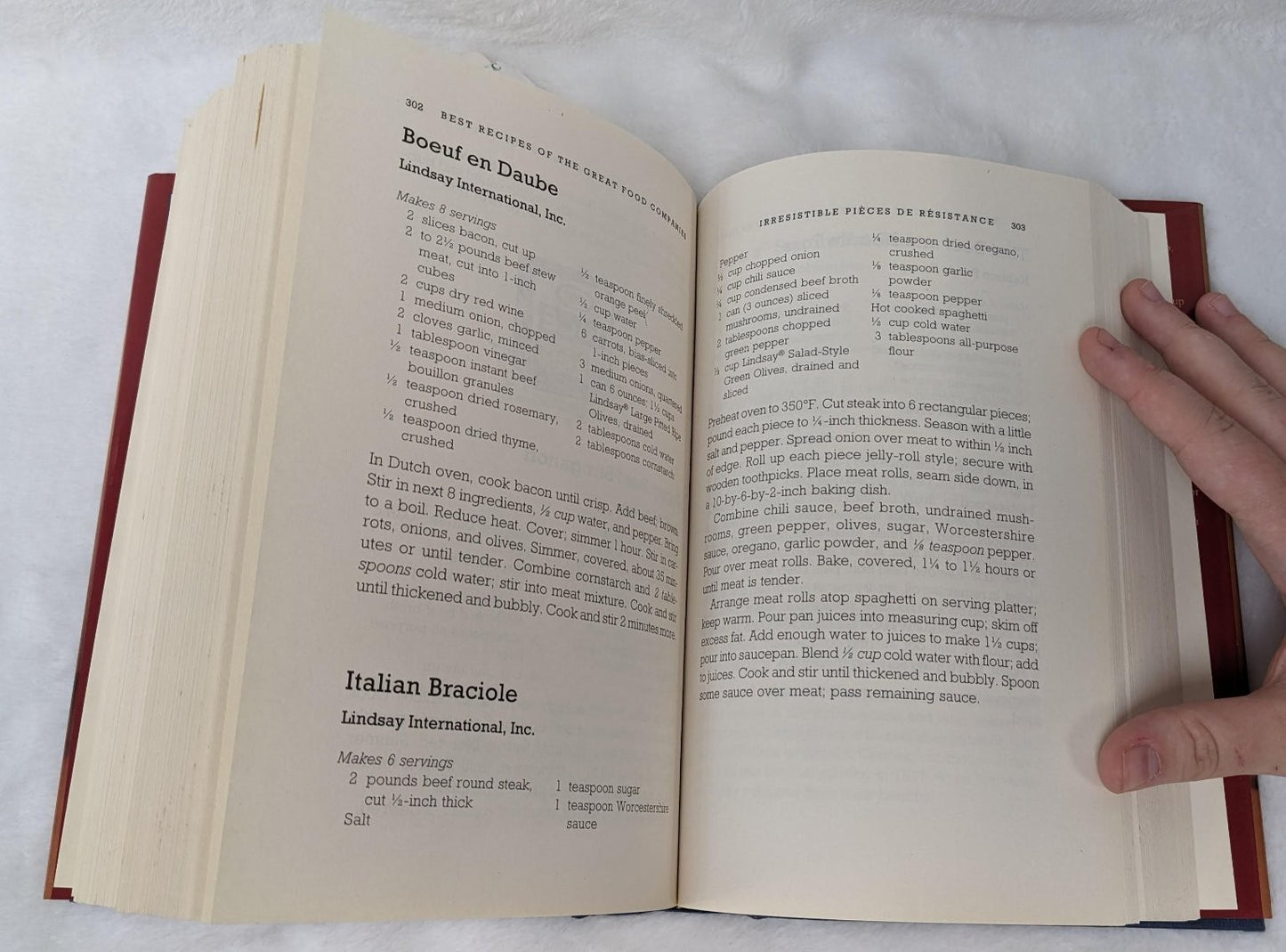Best Recipes Great Food Companies Judith Anderson 1999 Cookbook Galahad