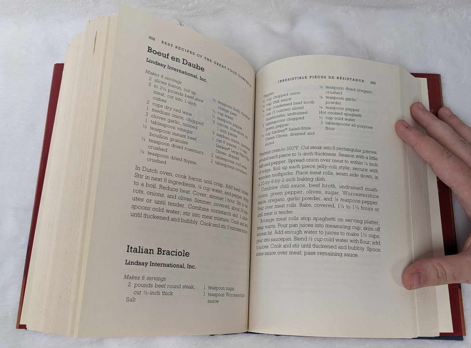 Best Recipes Great Food Companies Judith Anderson 1999 Cookbook Galahad