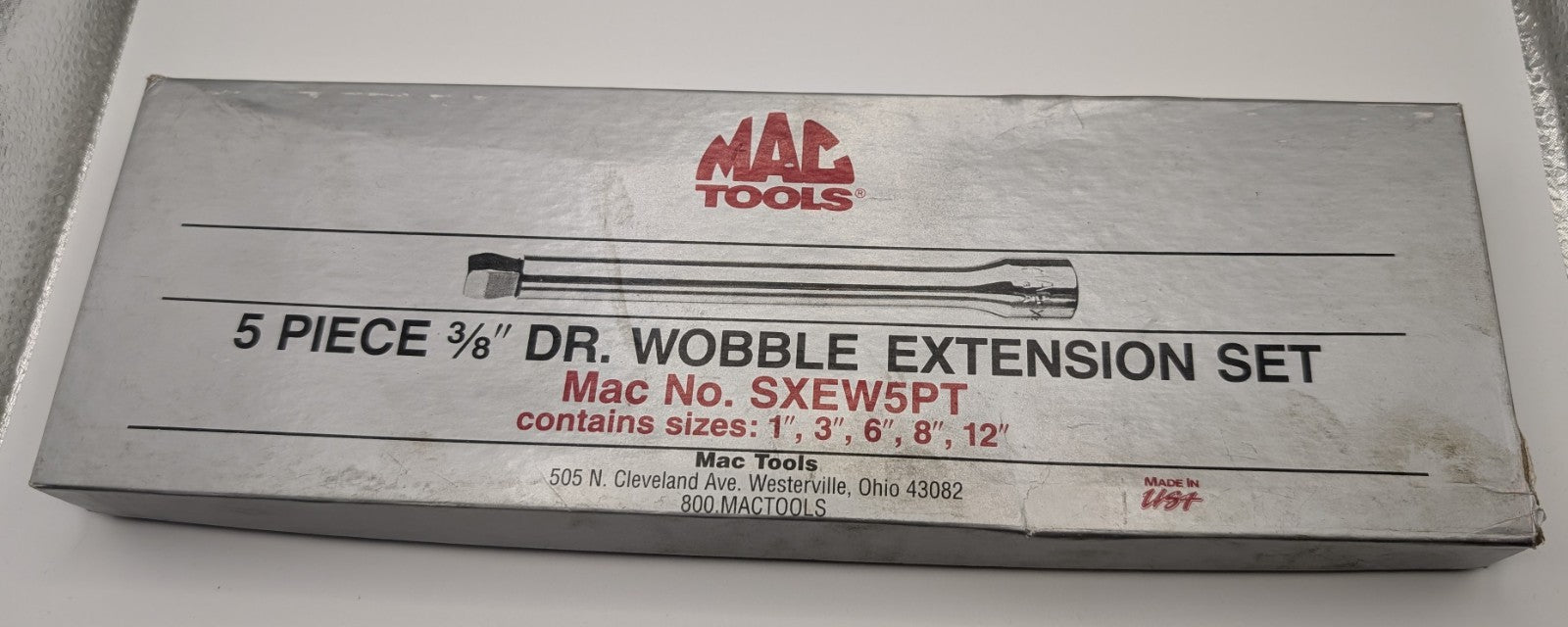 Mac Tools 5-Piece 3/8" Drive Wobble Extension Set SXEW5PT