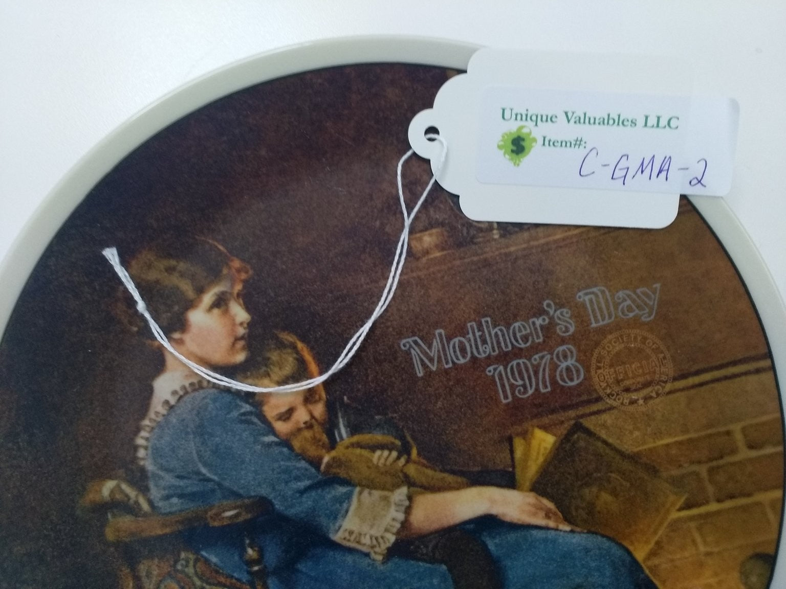 Knowles Mother's Day 1978 Bedtime by Norman Rockwell Fine China Bradex 84-70-2.3