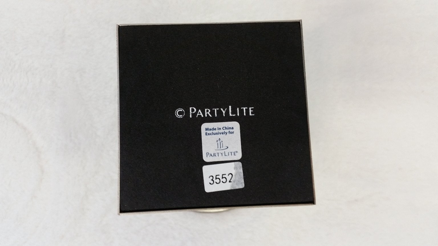 PartyLite Deco Giant Tealight Holders Set of 3 Metal Glass Geometric P93562