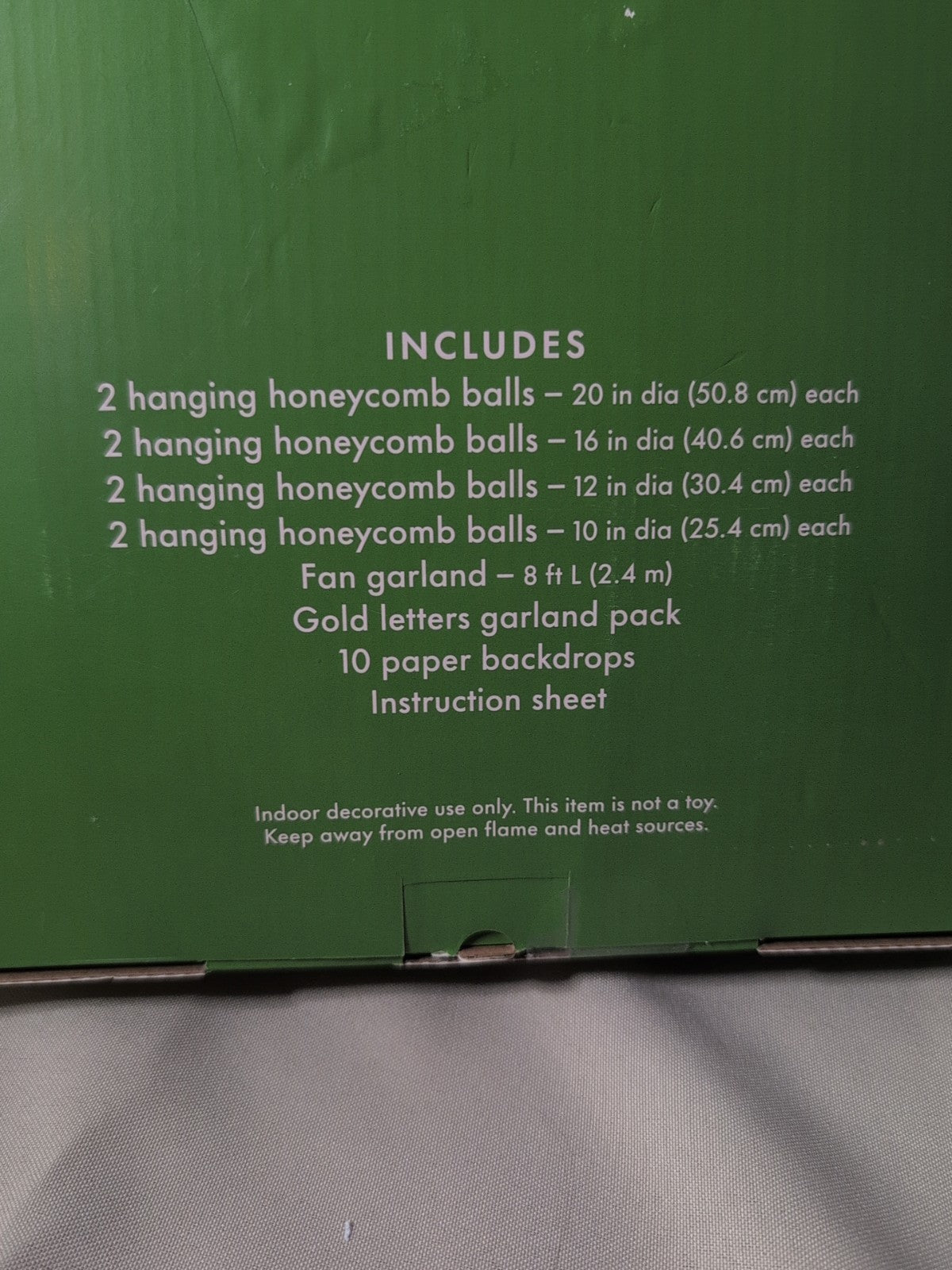 Kate Spade New York Décor Kit Customizable Banner 335000021R00 OpenBox St Pat's