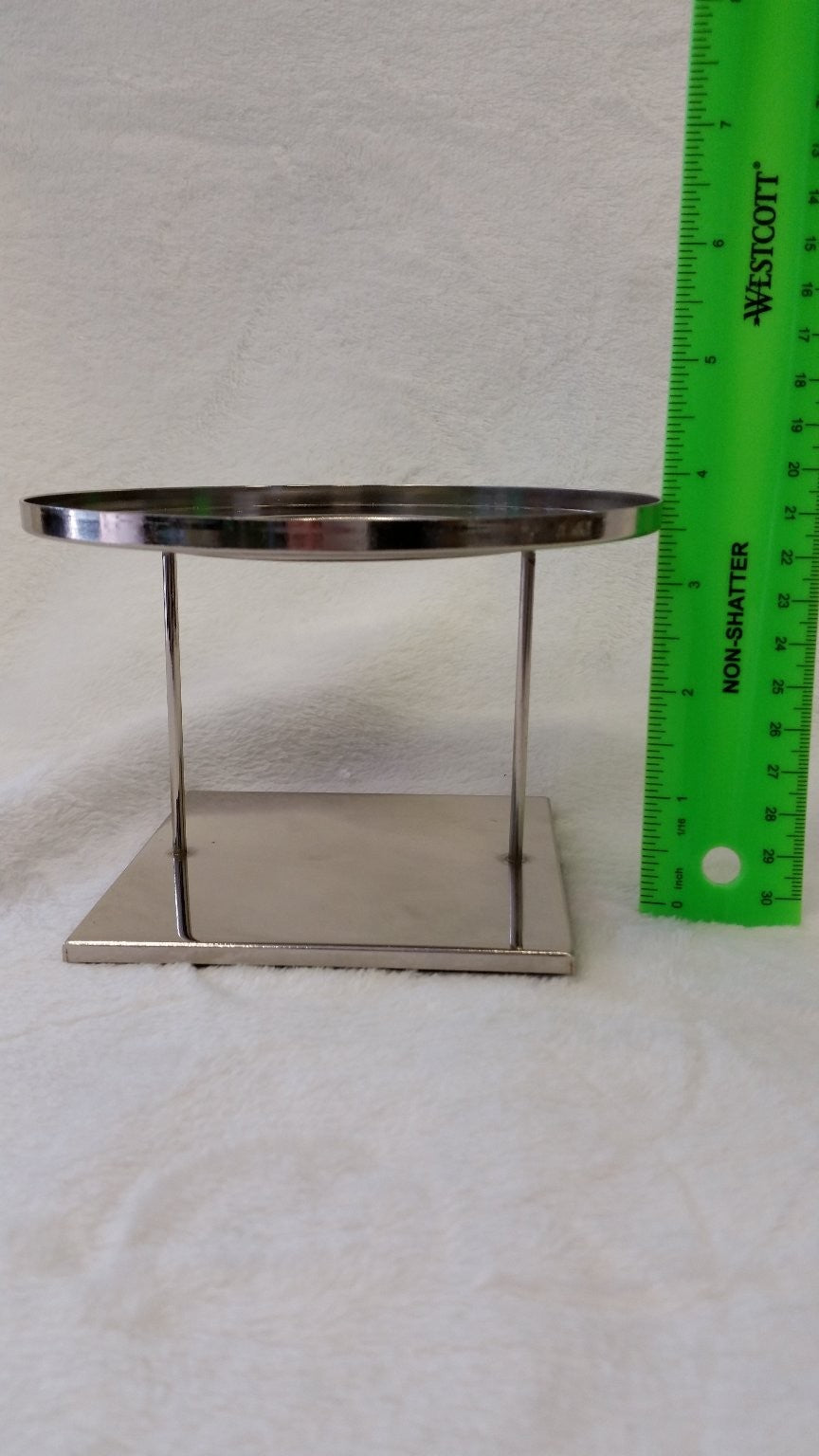 PartyLite Dome Gem Candle Holder Set Glass Metal Modern Geometric P93561