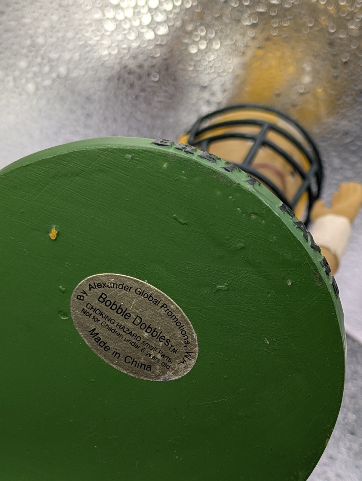 Green Bay Packers BRETT FAVRE #4 Bobble Dobbles - MBNA America Promotion Bobble
