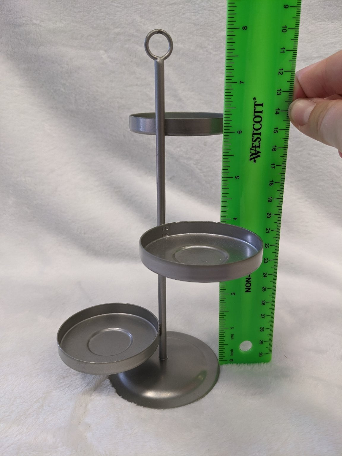PartyLite Metal Tealight Holder Tree Tiered Design Home Decor P91051