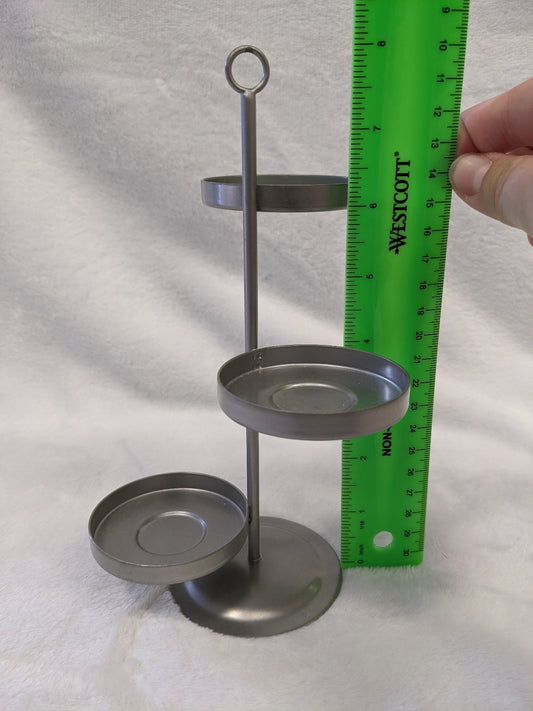PartyLite Metal Tealight Holder Tree Tiered Design Home Decor P91051