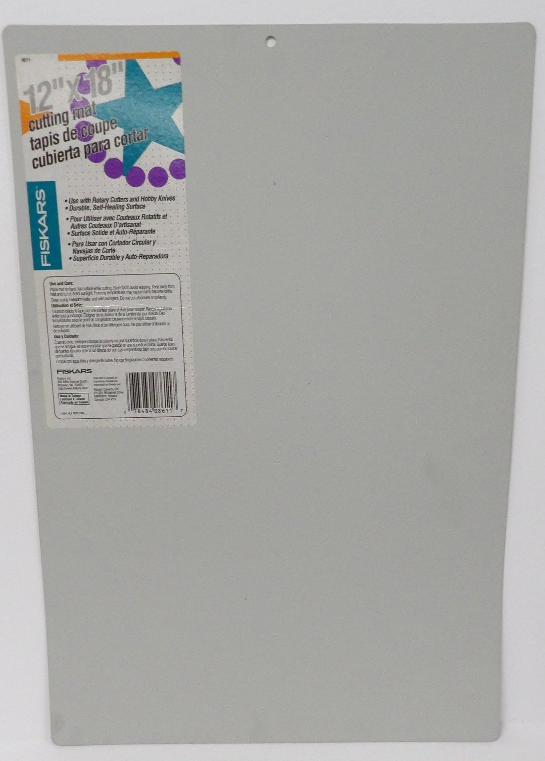 Fiskars Cutting Mat 12x18 Self-Healing for Rotary Cutters Hobby Knives
