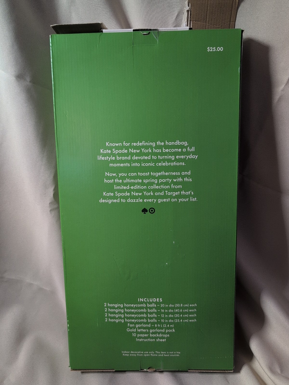 Kate Spade New York Décor Kit Customizable Banner 335000021R00 OpenBox St Pat's