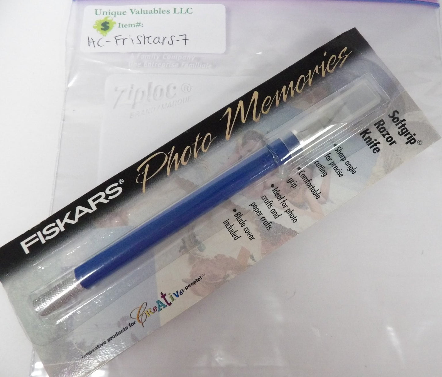 FISKARS Photo Memories Razor Knife Softgrip for Paper/Crafts
