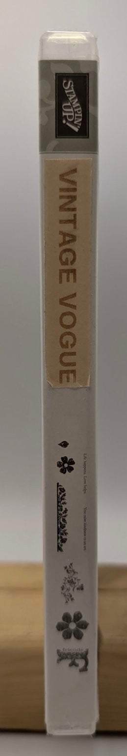 Stampin' Up! Vintage Vogue Shelli's Signature Collection Floral Phrase 1 Missing