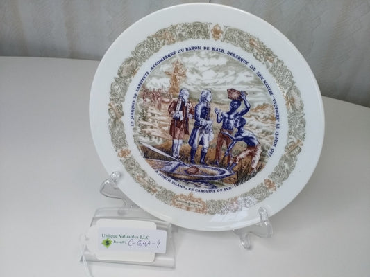 D'Arceau-Limoges Lafayette débarque de son navire Victoire by Restieau Limoges