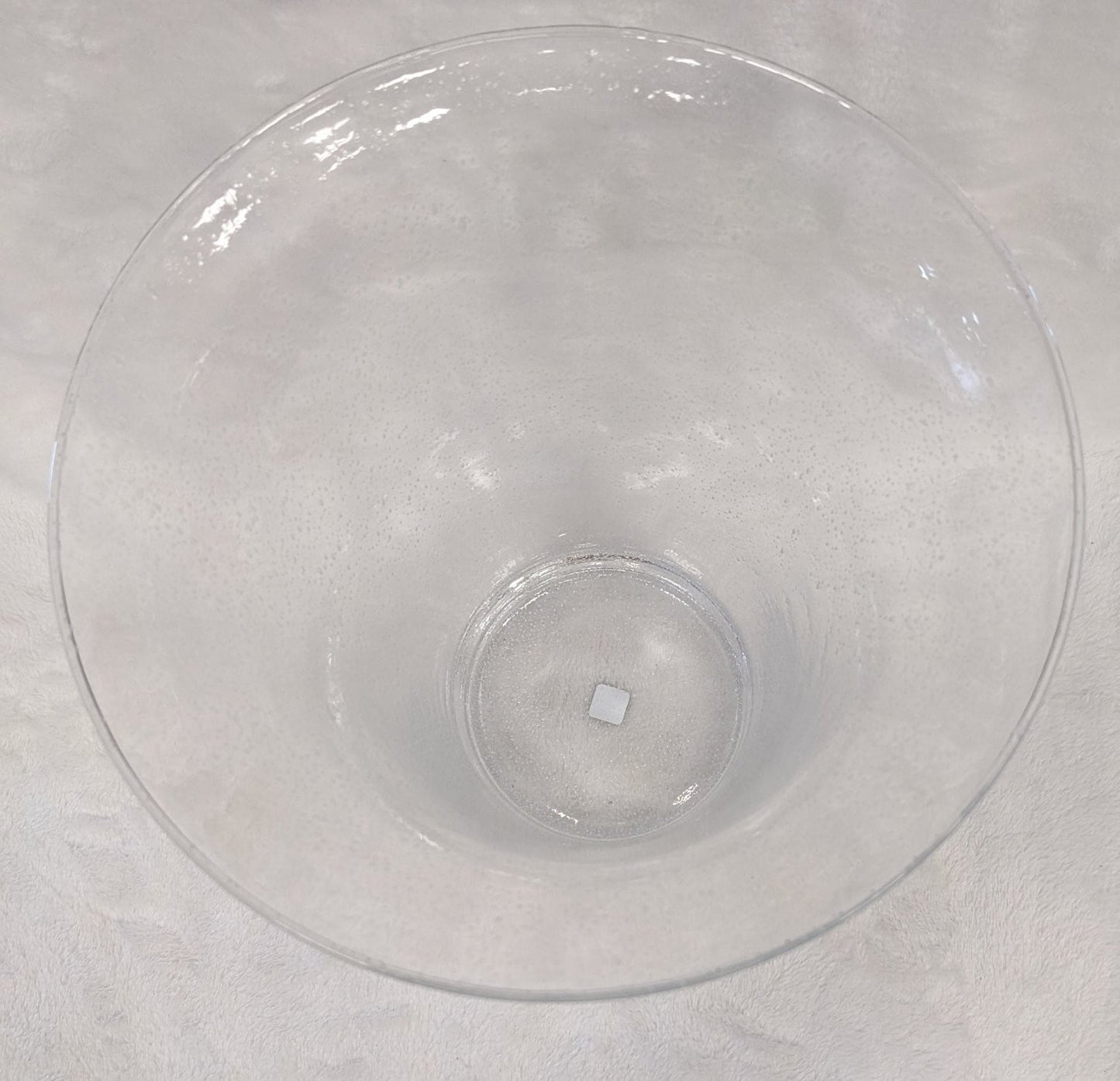 PartyLite Glass Hurricane Bubble P91254G Garden Sanctuary Glass and Beads Only