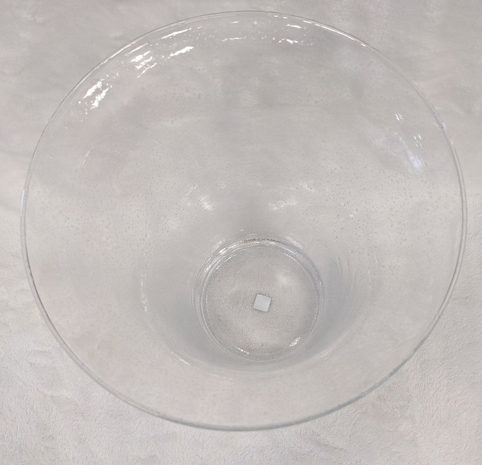 PartyLite Glass Hurricane Bubble P91254G Garden Sanctuary Glass and Beads Only
