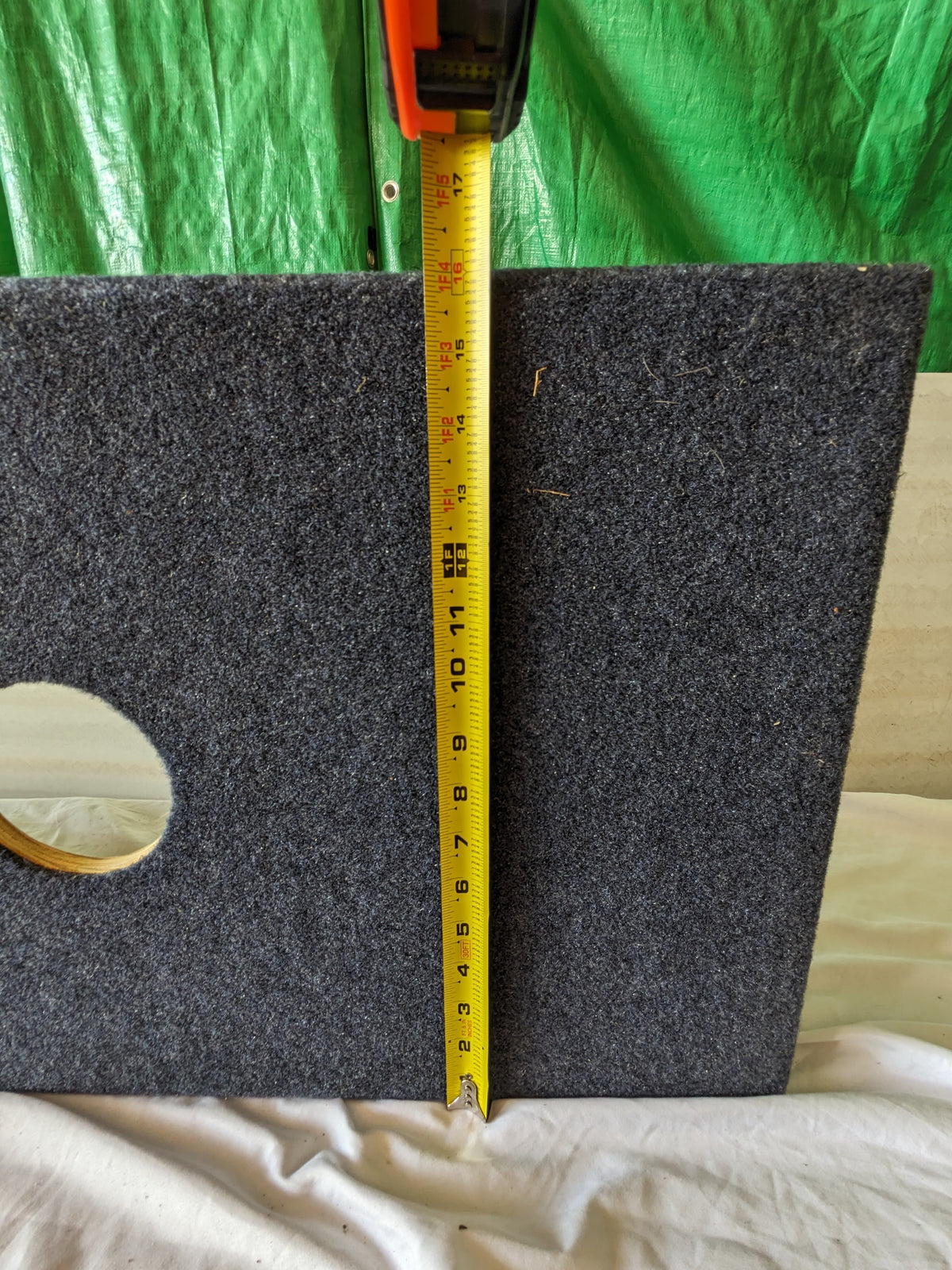 Covered Stereo Speaker Covers with (3) holes