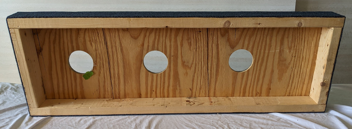 Covered Stereo Speaker Covers with (3) holes