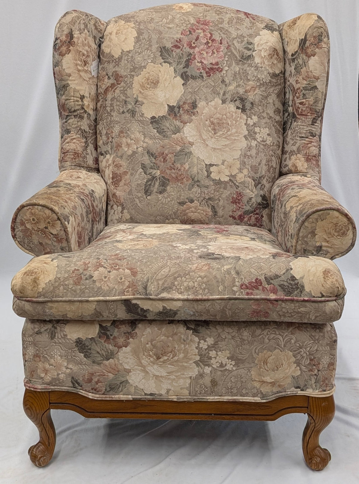 Used Wing Back Armchair in need of TLC