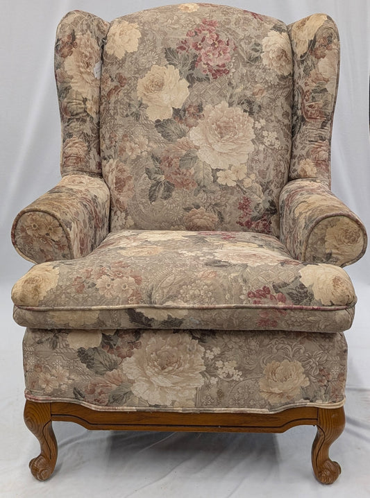 Used Wing Back Armchair in need of TLC