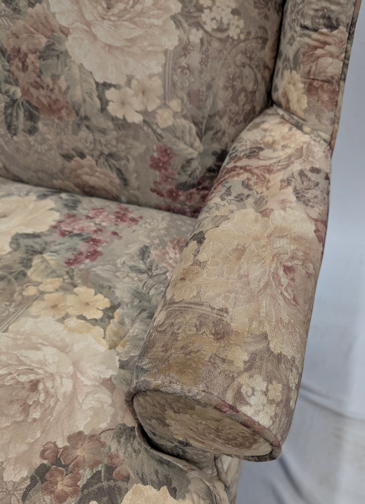 Used Wing Back Armchair in need of TLC