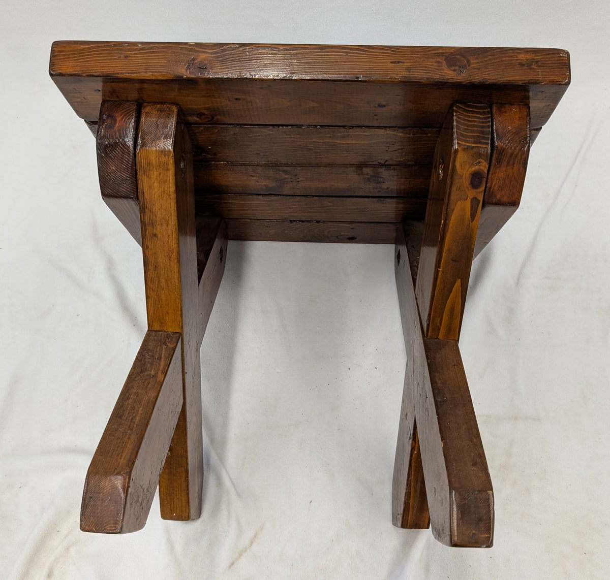 Handmade Square Wooden End Table