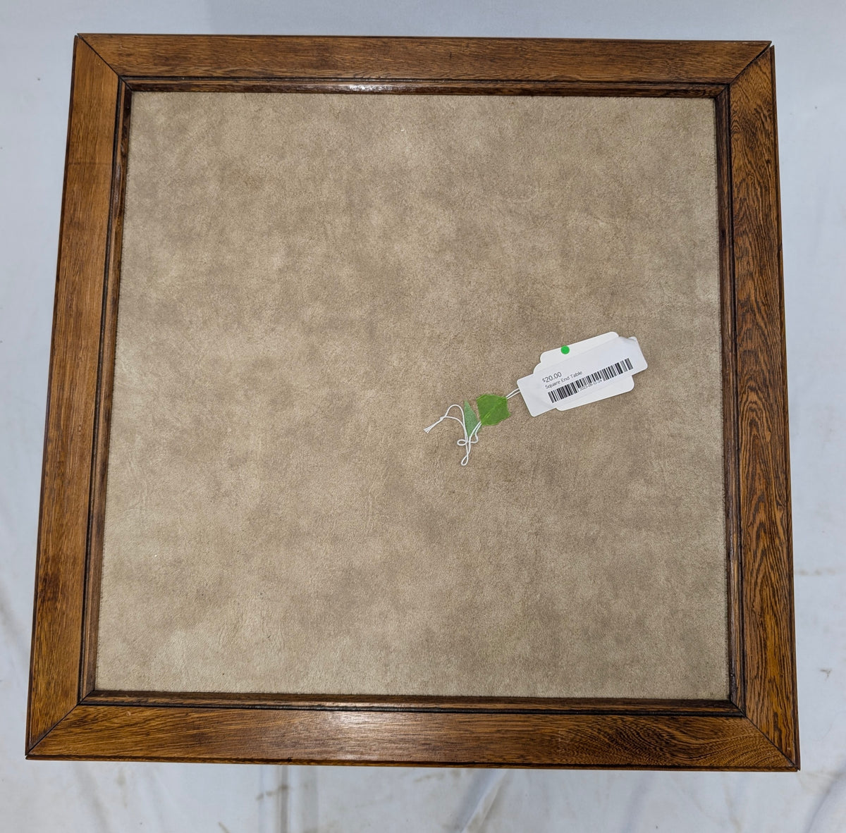 Square End Table on Pedestal