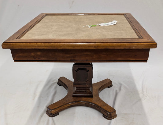 Square End Table on Pedestal