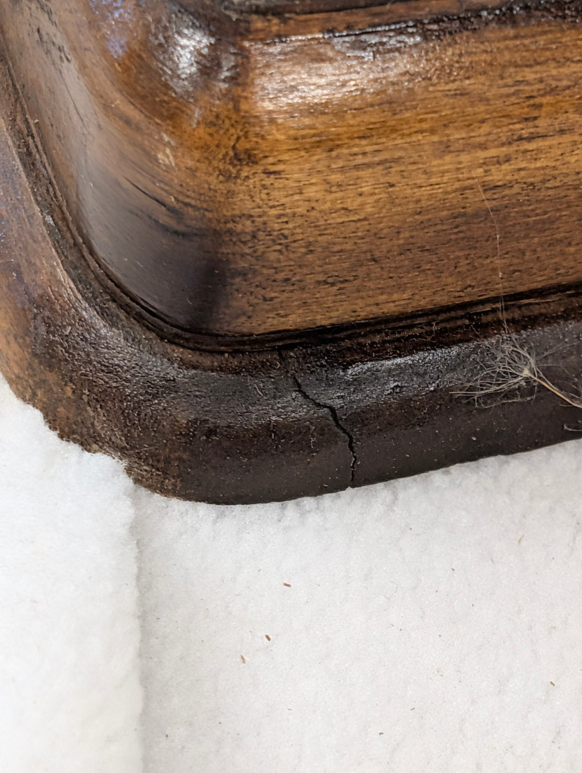 Square End Table on Pedestal